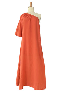 Capri Toga Dress Burnt Orange