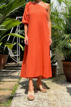 Capri Toga Dress Burnt Orange